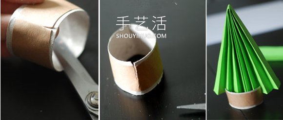 幼兒園手工制作迷你圣誕樹的做法教程 -  rpnrmr.com