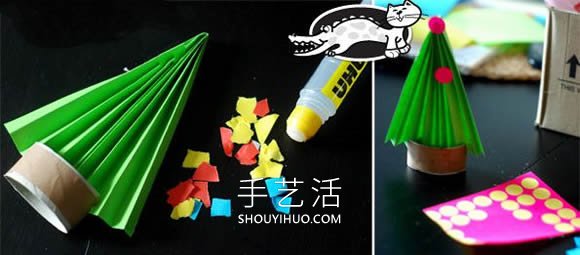 幼兒園手工制作迷你圣誕樹的做法教程 -  rpnrmr.com
