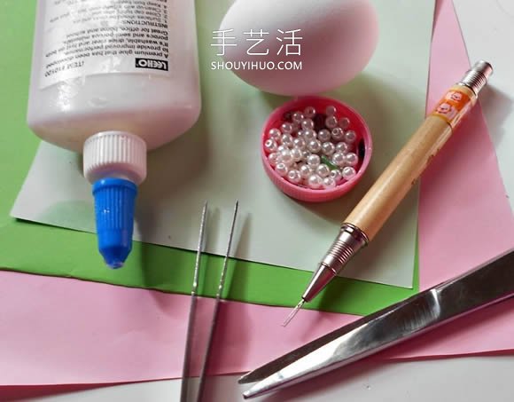 簡單自制紙玫瑰花球的方法圖解教程 -  rpnrmr.com