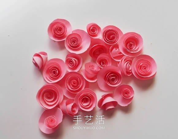 簡單自制紙玫瑰花球的方法圖解教程 -  rpnrmr.com