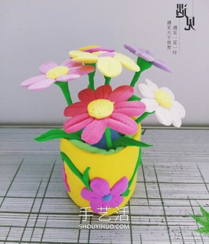 超輕粘土手工制作可愛盆栽的做法教程 -  rpnrmr.com