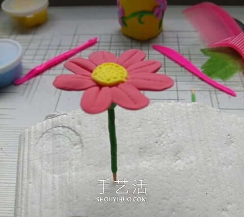 超輕粘土手工制作可愛盆栽的做法教程 -  rpnrmr.com