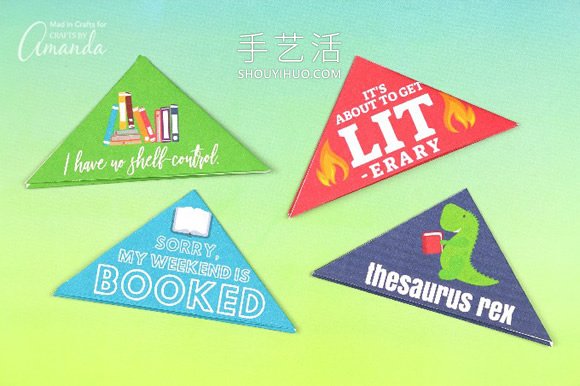 最簡單折紙三角形書簽的折法圖解教程 -  rpnrmr.com