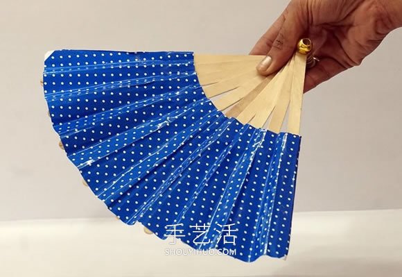 自制傳統(tǒng)折紙扇的方法圖解教程 -  rpnrmr.com