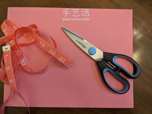 手工折紙扁平玫瑰花和葉子的折法圖解 -  rpnrmr.com