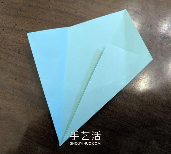 手工折紙扁平玫瑰花和葉子的折法圖解 -  rpnrmr.com