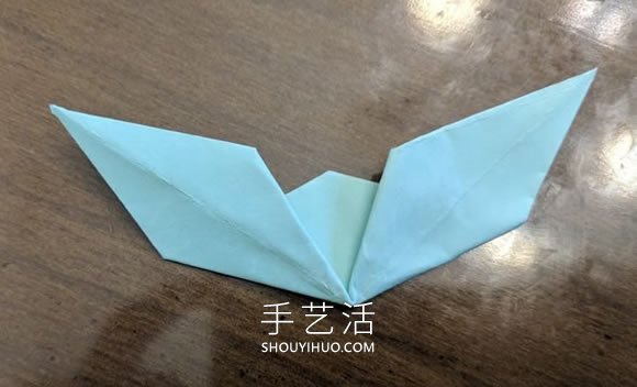 手工折紙扁平玫瑰花和葉子的折法圖解 -  rpnrmr.com