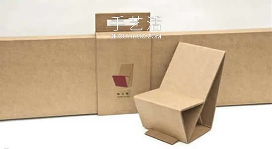 硬紙板廢物利用手工制作椅子的做法教程 -  rpnrmr.com