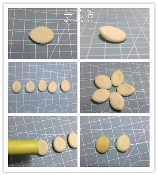 逼真的粘土多肉植物手工制作圖解教程 -  rpnrmr.com