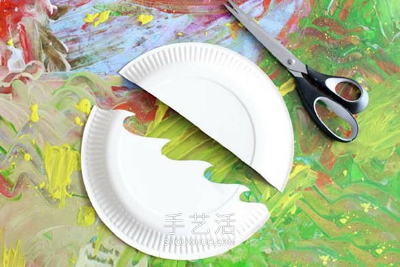 幼兒園手工制作紙盤(pán)帆船玩具的做法教程 -  rpnrmr.com