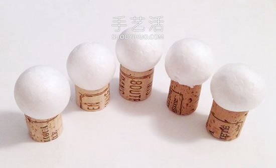 紅酒瓶塞廢物利用制作口袋玩偶的做法教程 -  rpnrmr.com