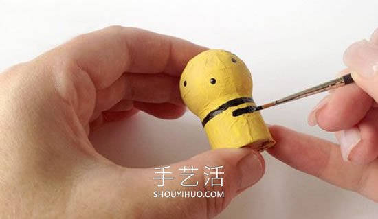 紅酒瓶塞廢物利用制作口袋玩偶的做法教程 -  rpnrmr.com