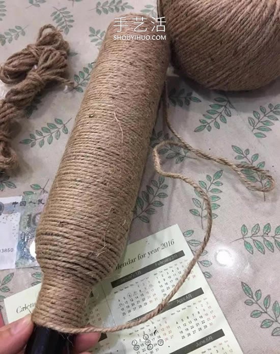 自制麻繩花瓶的方法 簡(jiǎn)單的紅酒瓶再利用！ -  rpnrmr.com