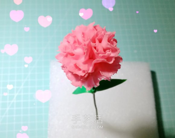 自制母親節(jié)康乃馨花的方法圖解教程 -  rpnrmr.com