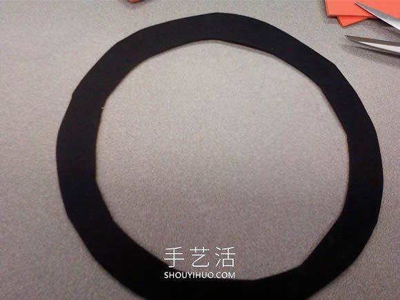 海綿紙手工制作馬戲團火環(huán)冰箱貼的做法教程 -  rpnrmr.com