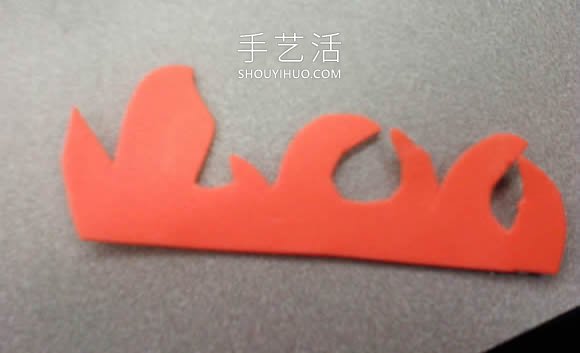 海綿紙手工制作馬戲團火環(huán)冰箱貼的做法教程 -  rpnrmr.com