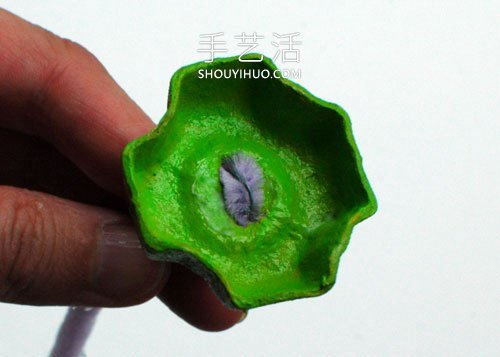 自制雞蛋托插花裝飾品的方法圖解教程 -  rpnrmr.com