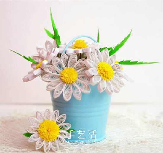 衍紙菊花手工制作 變成最美家居裝飾品！ -  rpnrmr.com