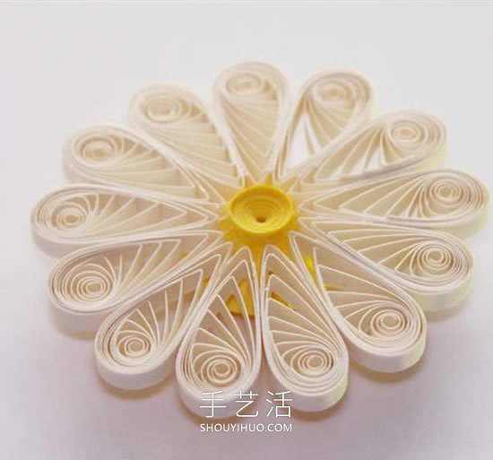 衍紙菊花手工制作 變成最美家居裝飾品！ -  rpnrmr.com