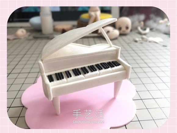 超輕粘土手工制作鋼琴的做法教程 -  rpnrmr.com