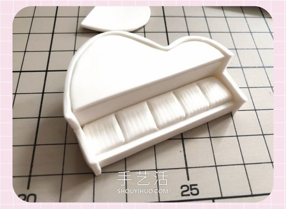 超輕粘土手工制作鋼琴的做法教程 -  rpnrmr.com