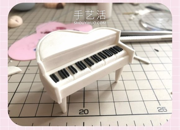超輕粘土手工制作鋼琴的做法教程 -  rpnrmr.com