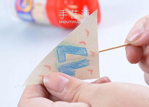幼兒自制核桃殼帆船的方法圖解教程 -  rpnrmr.com