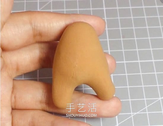超輕粘土手工制作抖音網(wǎng)紅熊的做法教程 -  rpnrmr.com