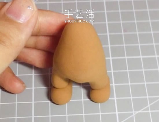 超輕粘土手工制作抖音網(wǎng)紅熊的做法教程 -  rpnrmr.com