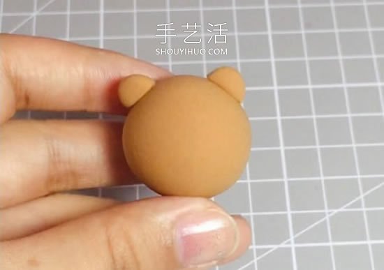超輕粘土手工制作抖音網(wǎng)紅熊的做法教程 -  rpnrmr.com