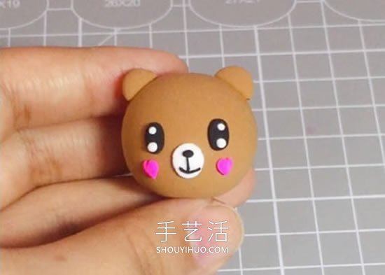 超輕粘土手工制作抖音網(wǎng)紅熊的做法教程 -  rpnrmr.com