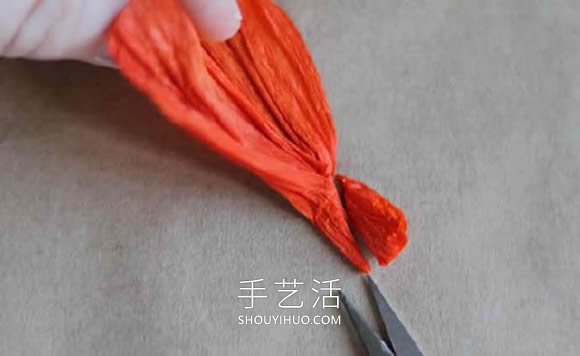皺紋紙手工制作虞美人花的做法教程 -  rpnrmr.com