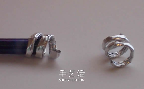口香糖包裝紙廢物利用 自制小雨傘的方法圖解 -  rpnrmr.com