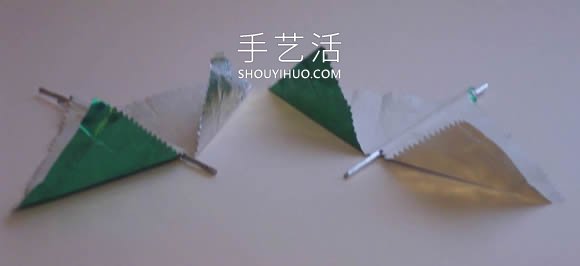 口香糖包裝紙廢物利用 自制小雨傘的方法圖解 -  rpnrmr.com