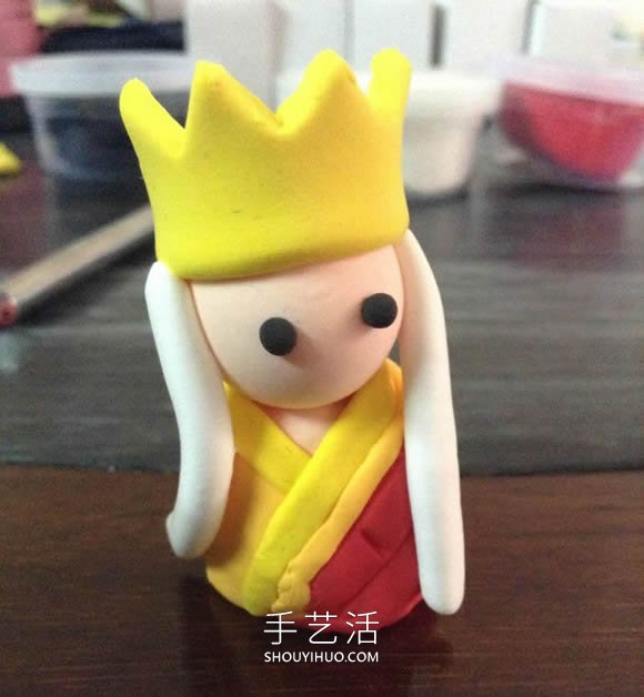 自制粘土唐僧手偶的方法圖解教程 -  rpnrmr.com