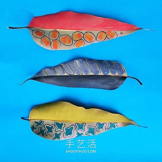 秋天的落葉廢物利用 手工制作漂亮風(fēng)鈴裝飾 -  rpnrmr.com