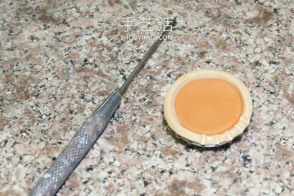 自制迷你粘土南瓜餅的方法圖解教程 -  rpnrmr.com