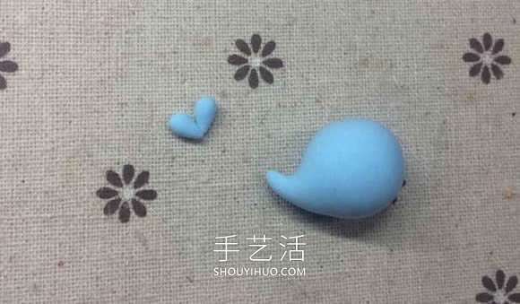 超輕粘土手工制作鯨魚禮物的做法教程 -  rpnrmr.com