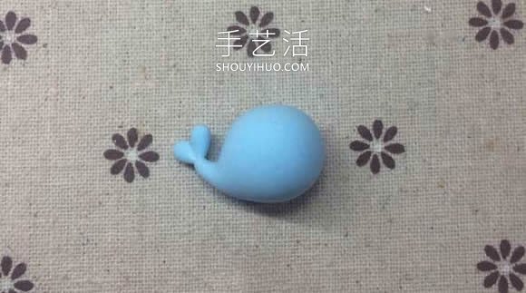 超輕粘土手工制作鯨魚禮物的做法教程 -  rpnrmr.com