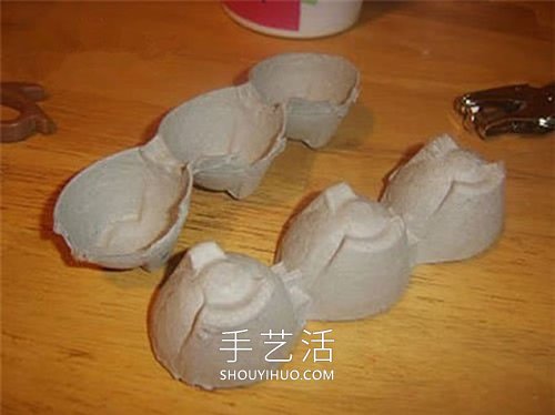 幼兒園手工制作雞蛋托雪人的做法教程 -  rpnrmr.com