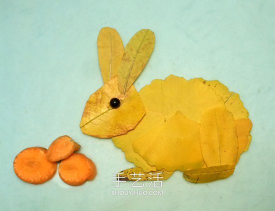 秋天樹葉拼出十二生肖動物 簡單易學(xué)一看就懂 -  rpnrmr.com