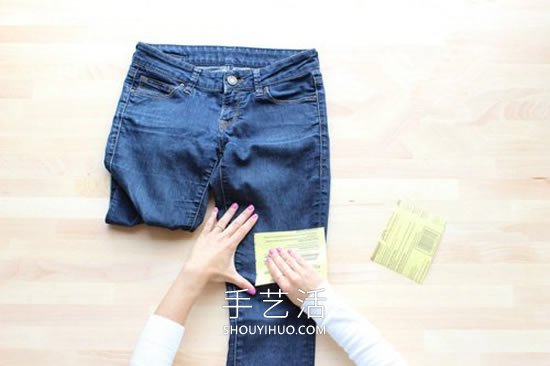 DIY改造破洞牛仔褲的方法圖解教程 -  rpnrmr.com