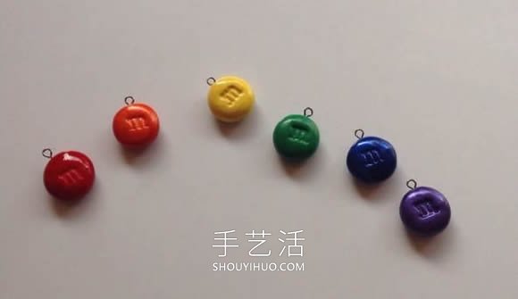 自制粘土mm巧克力豆項(xiàng)鏈的方法圖解教程 -  rpnrmr.com