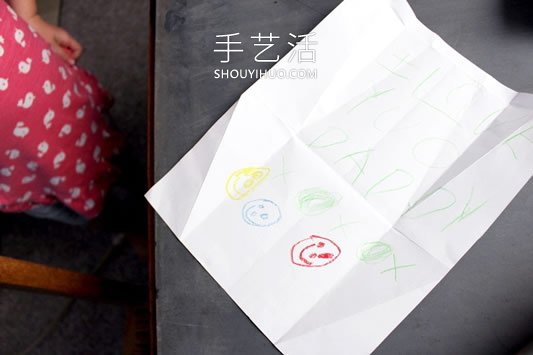 兒童手工折紙父親節(jié)襯衫賀卡的折法圖解 -  rpnrmr.com