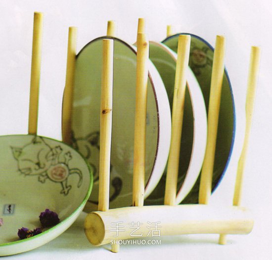 自制田園風(fēng)瀝水架的方法圖解教程 -  rpnrmr.com