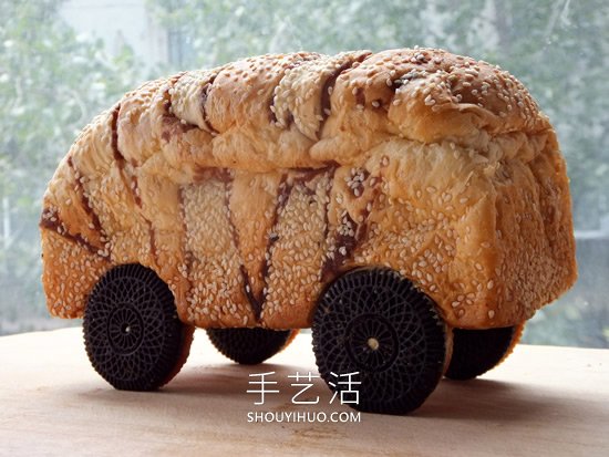 用面包果蔬做的純手工私家車 讓你大飽眼福！ -  rpnrmr.com