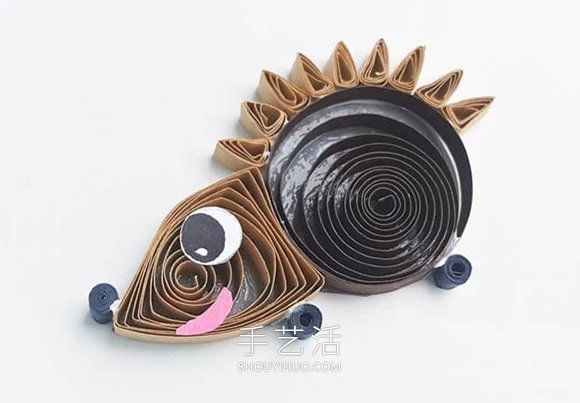 衍紙手工制作秋天刺猬的做法教程 -  rpnrmr.com