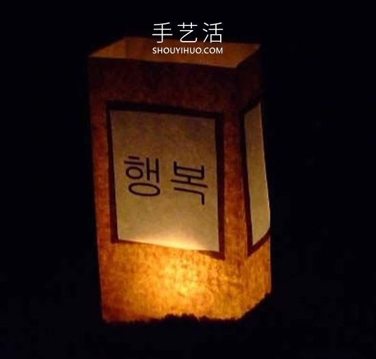 牛皮紙袋手工制作韓國(guó)風(fēng)中秋燈籠的做法教程 -  rpnrmr.com