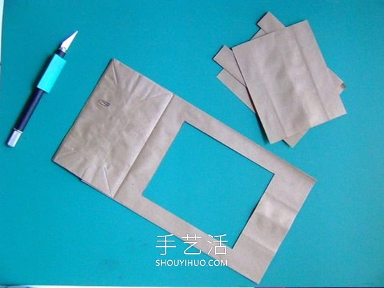 牛皮紙袋手工制作韓國(guó)風(fēng)中秋燈籠的做法教程 -  rpnrmr.com
