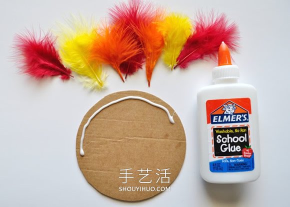 幼兒園手工制作感恩節(jié)卡紙火雞的做法教程 -  rpnrmr.com